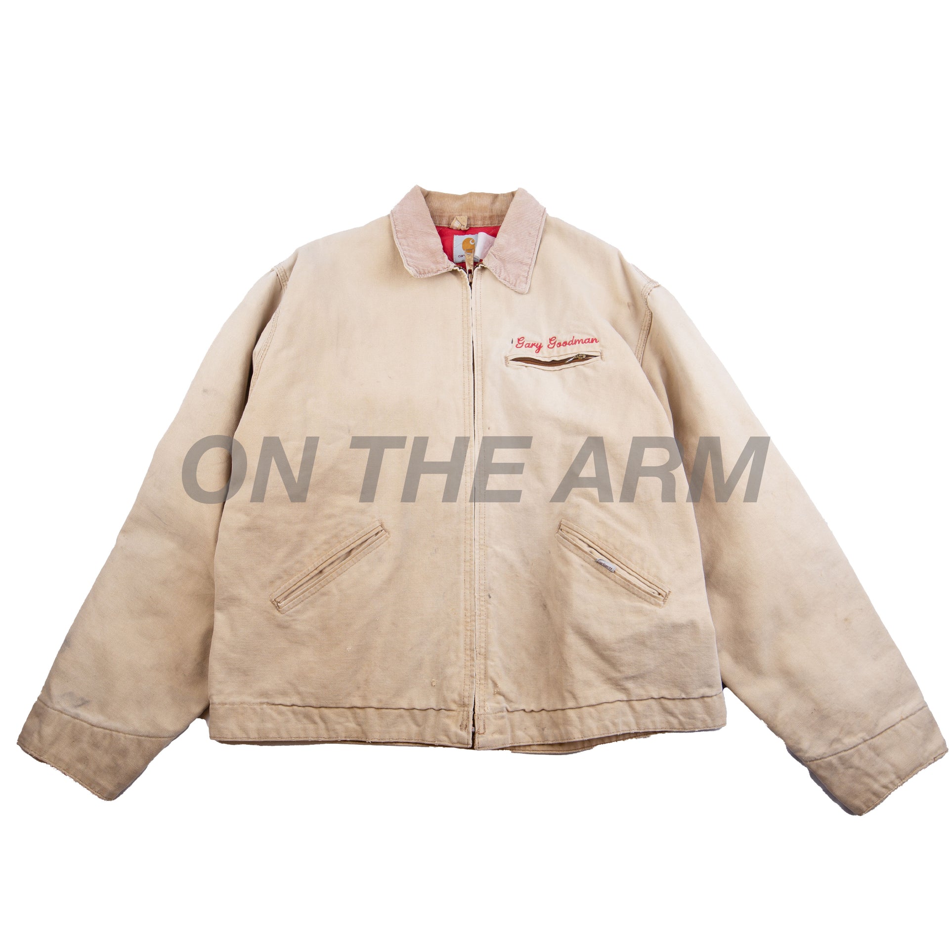 Vintage Tan Carhartt Gary Goodman Work Jacket (1990's)