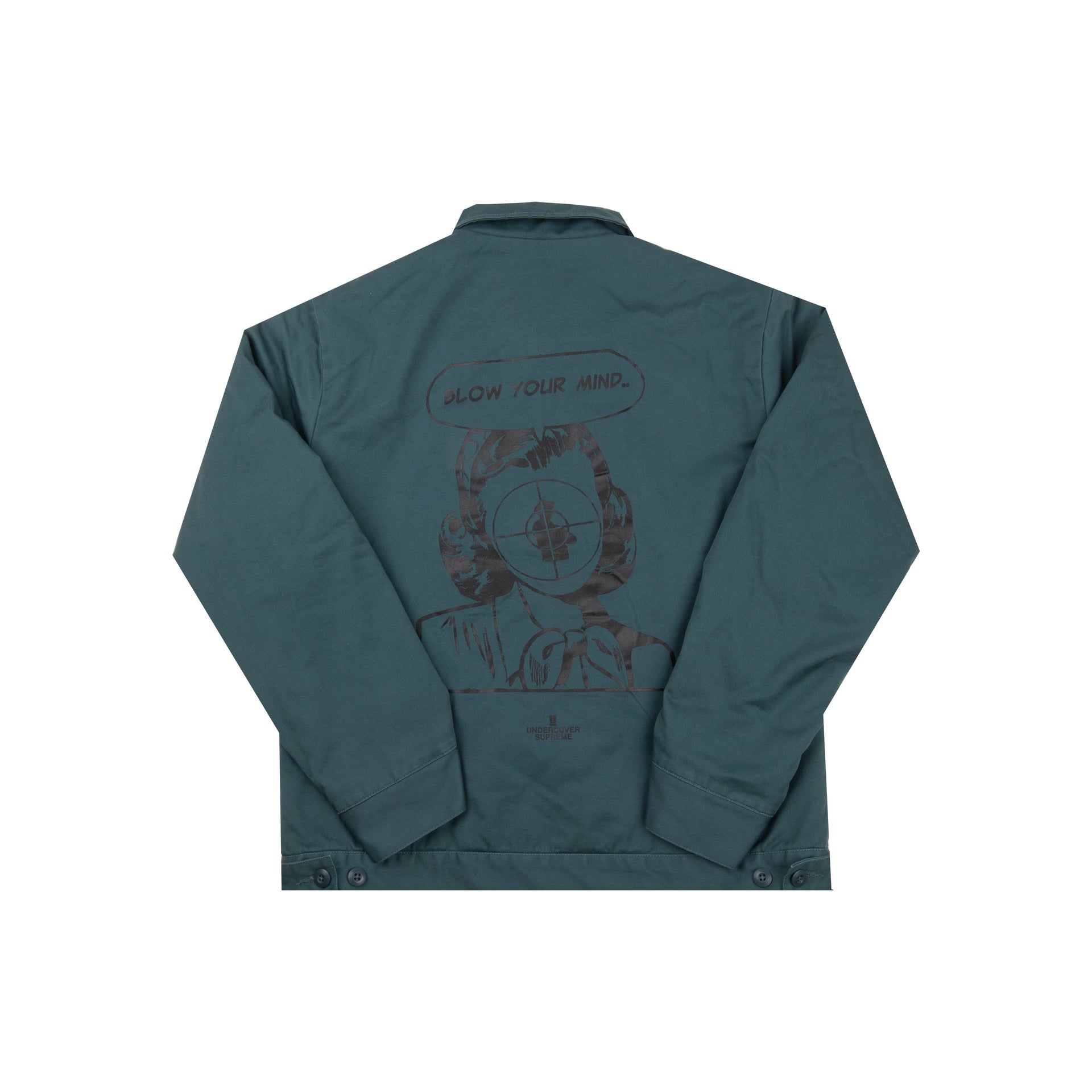 Supreme Teal Undercover Public Enemy Work Jacket