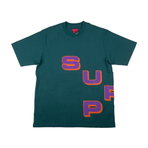 Supreme Teal Stagger Tee