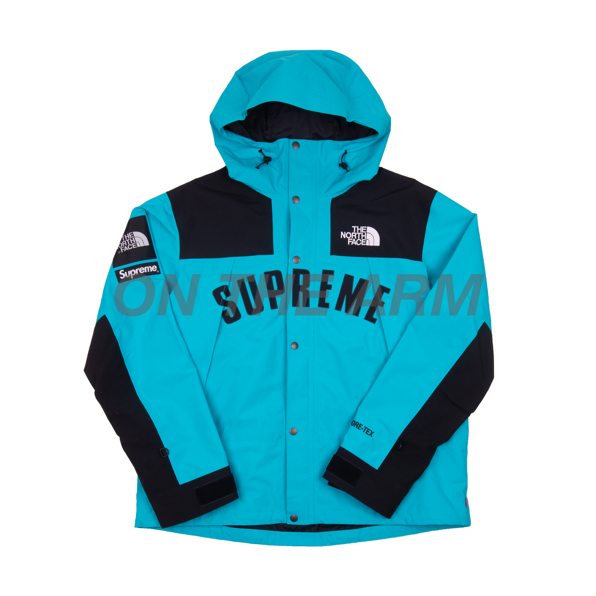 Supreme Teal Arc Logo Parka