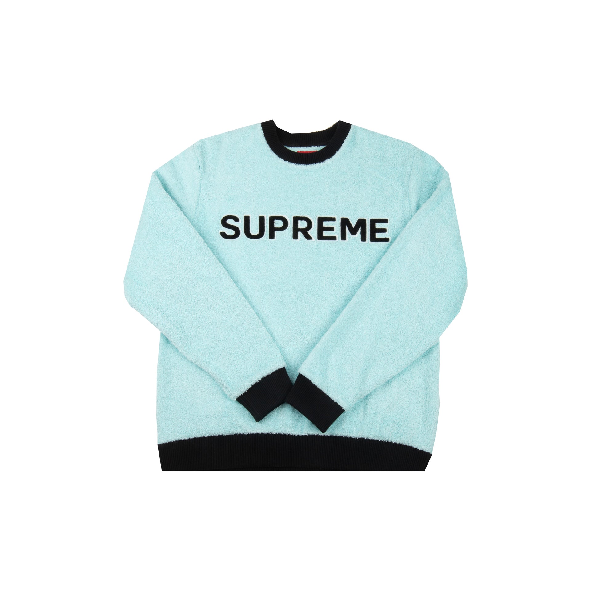 Supreme Blue Terry Cloth Crew