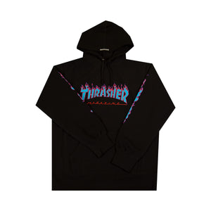 Supreme Black Thrasher Hoodie