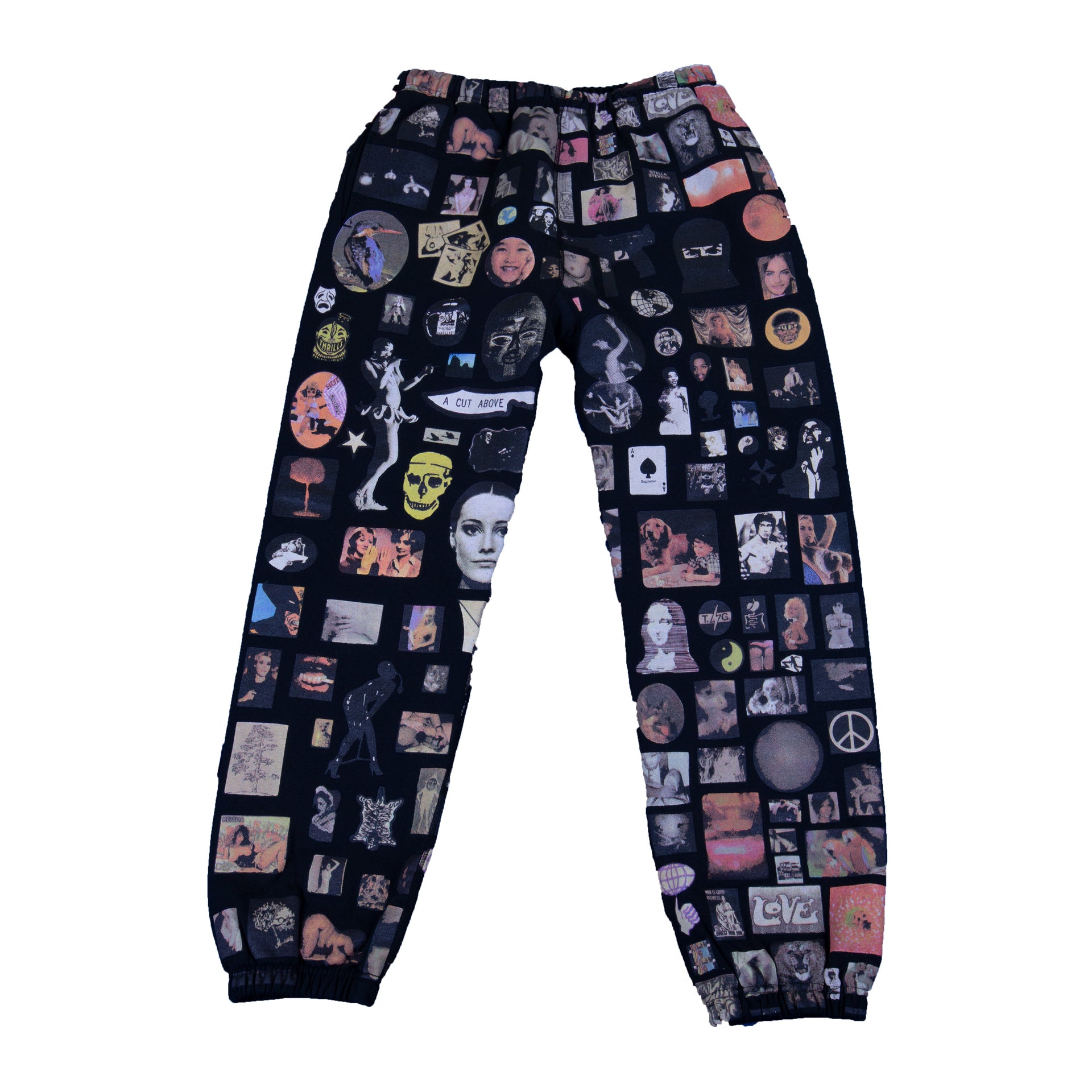 Supreme Black Thrills Sweats