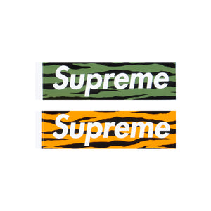 Supreme Zebra Box Logo Stickers