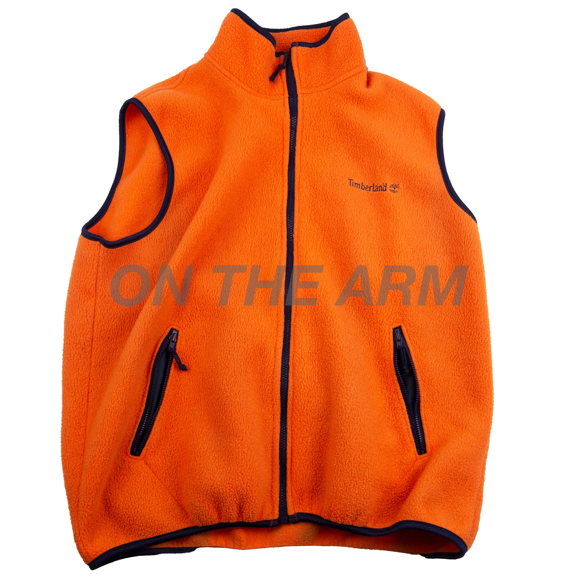 Vintage Orange Timberland Fleece Vest
