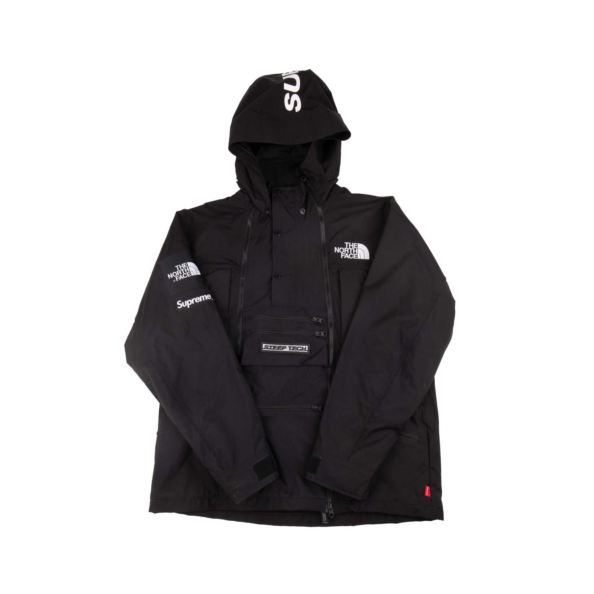 Supreme Black TNF Steep Tech Pullover