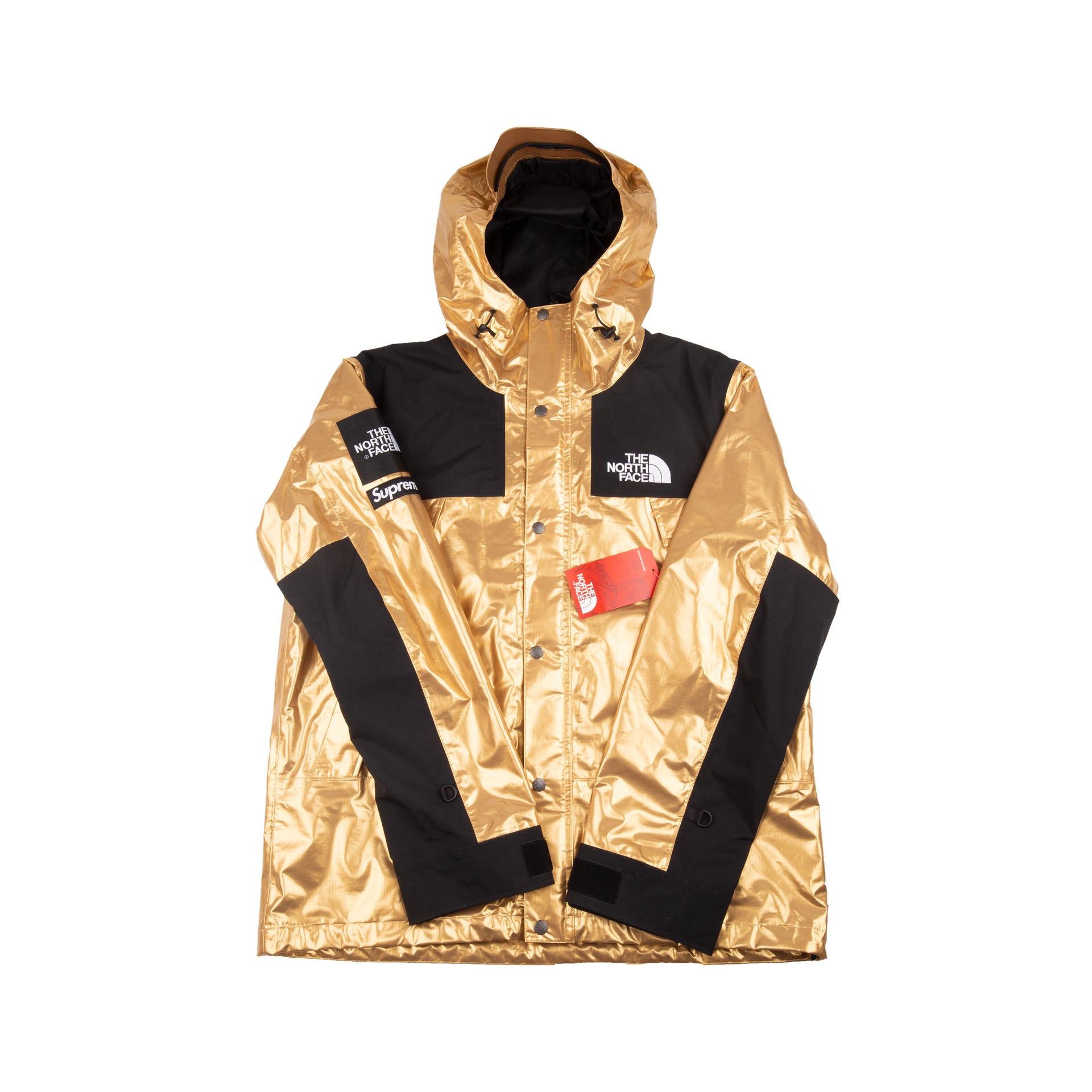 Supreme Gold TNF Metallic Parka