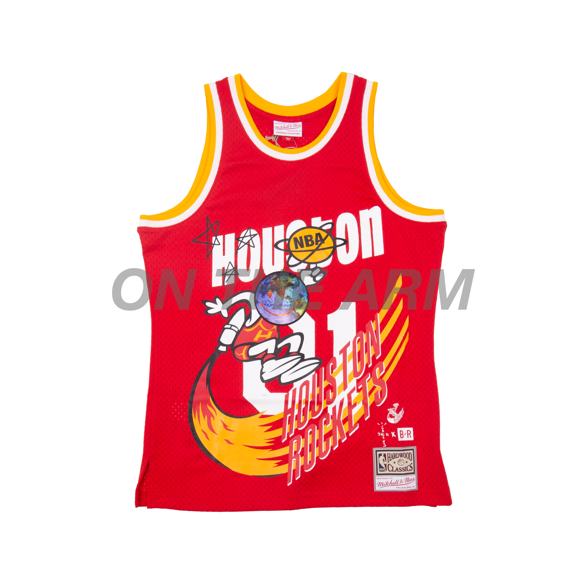 Travis Scott Red Rockets Jersey