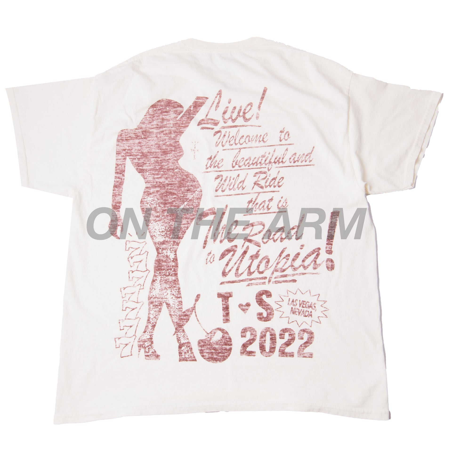 Travis Scott White Utopia Hotline Tee