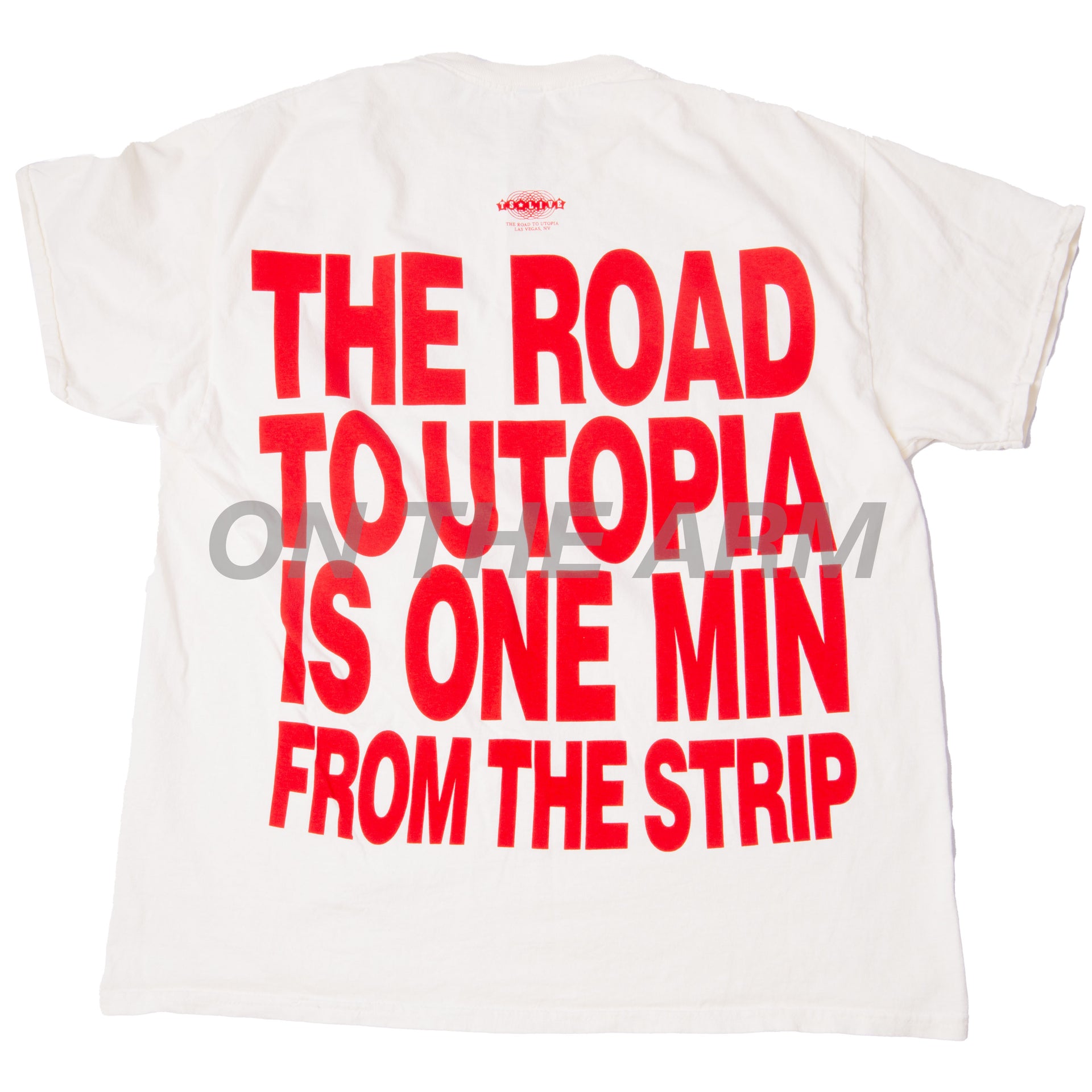 Travis Scott White Utopia Always Bet On Jack Tee