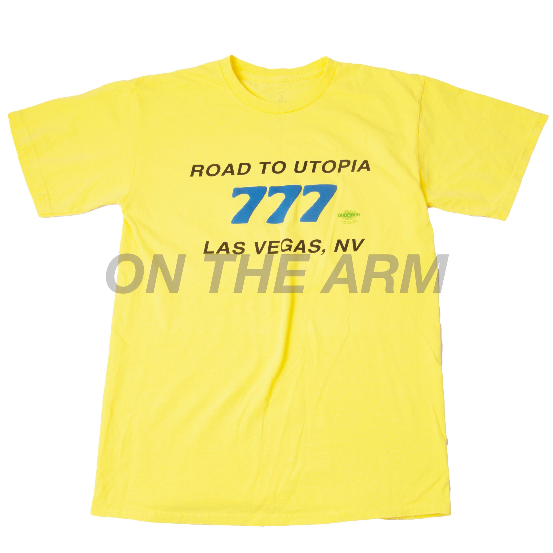 Travis Scott Yellow Utopia Lucky 7 Tee