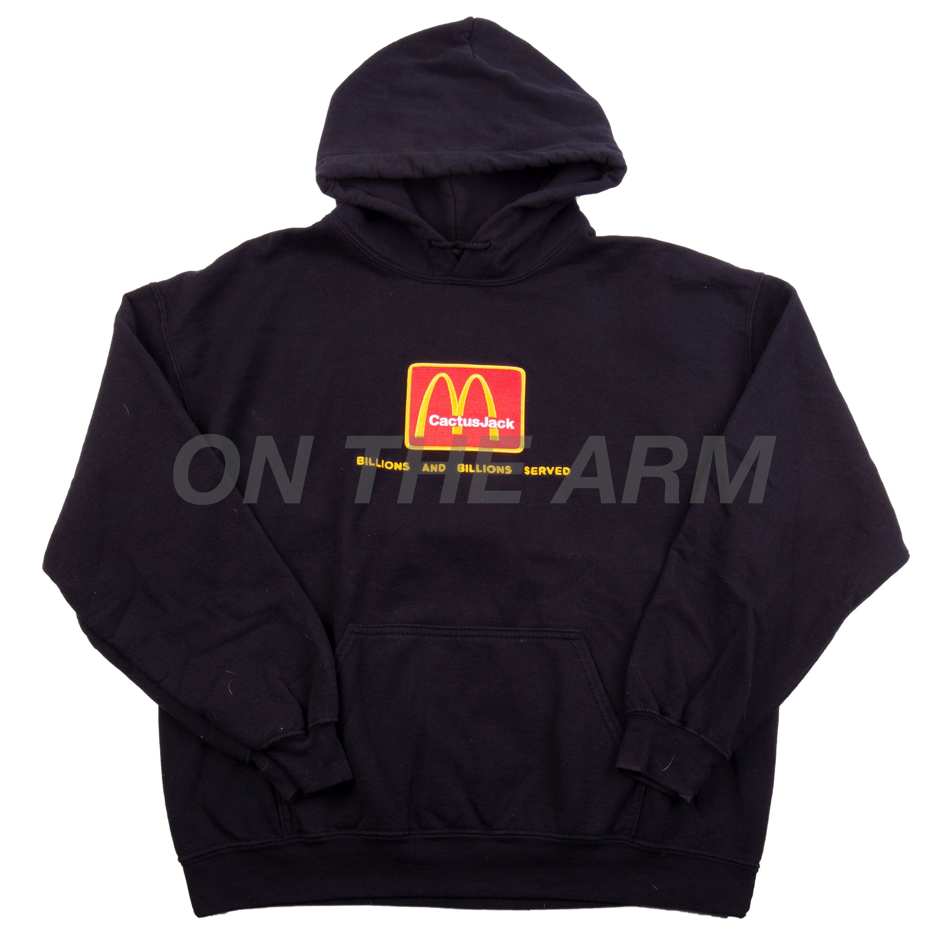 Travis Scott Black McDonalds Billions Served Hoodie