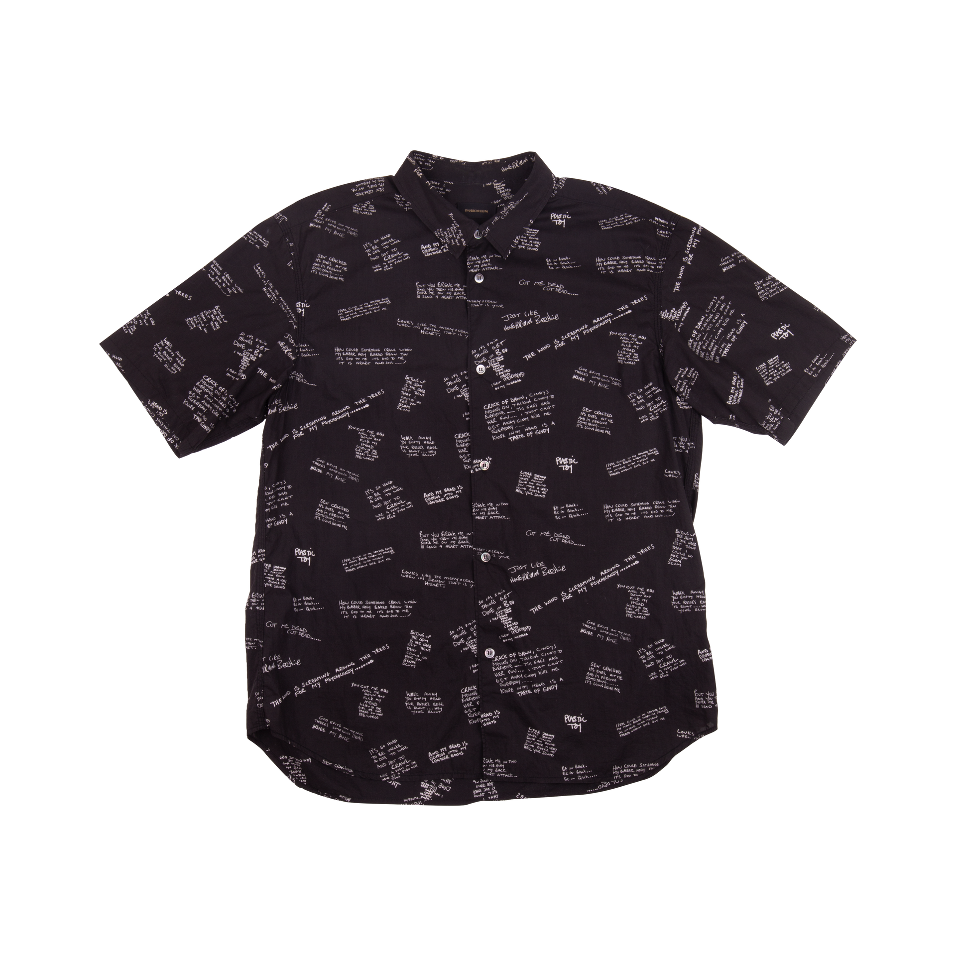 Undercover Black Lettering Shirt