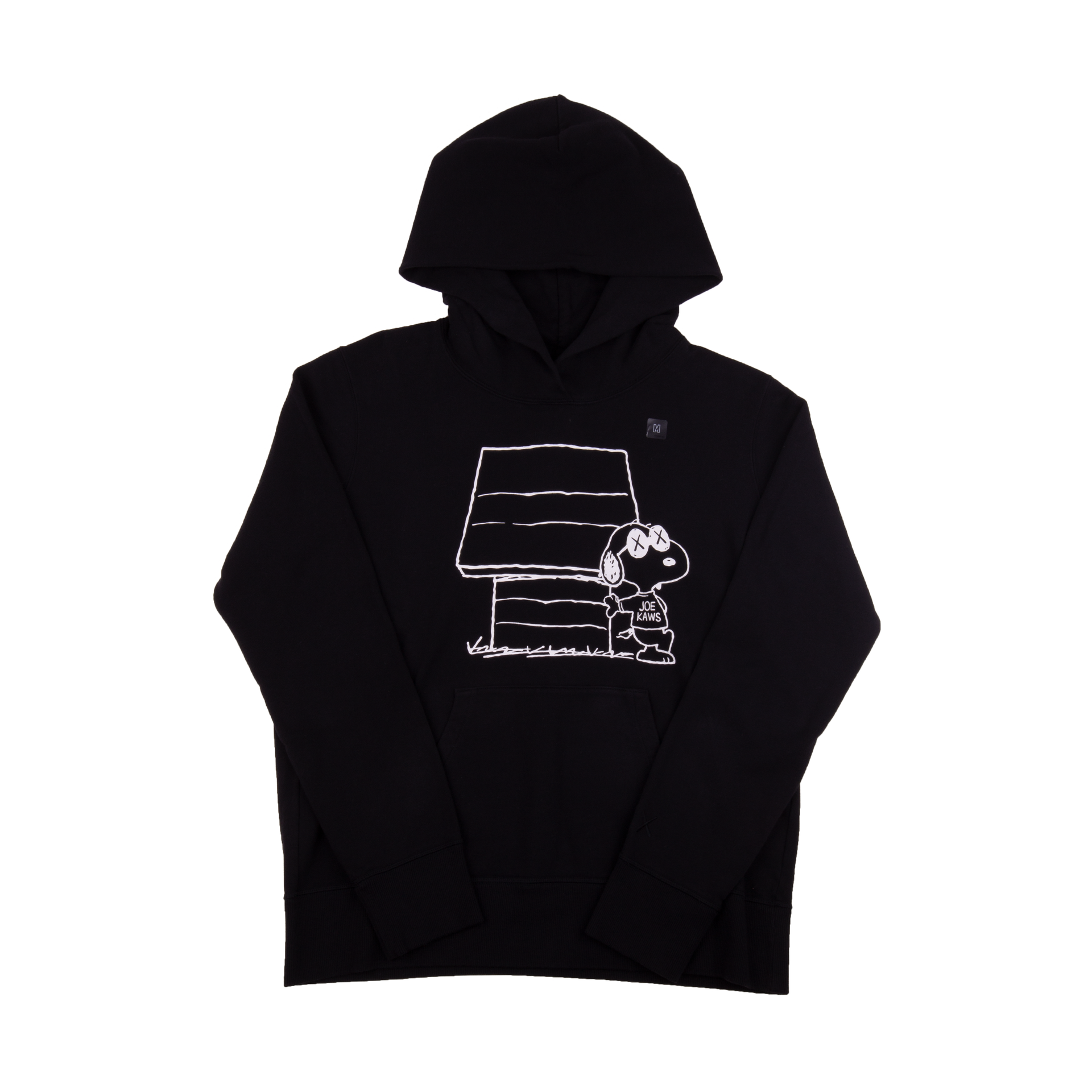 Uniqlo x Kaws White Dog House Black Hoodie