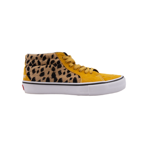 Vans Yellow Supreme Cheetah Sk8 Mid