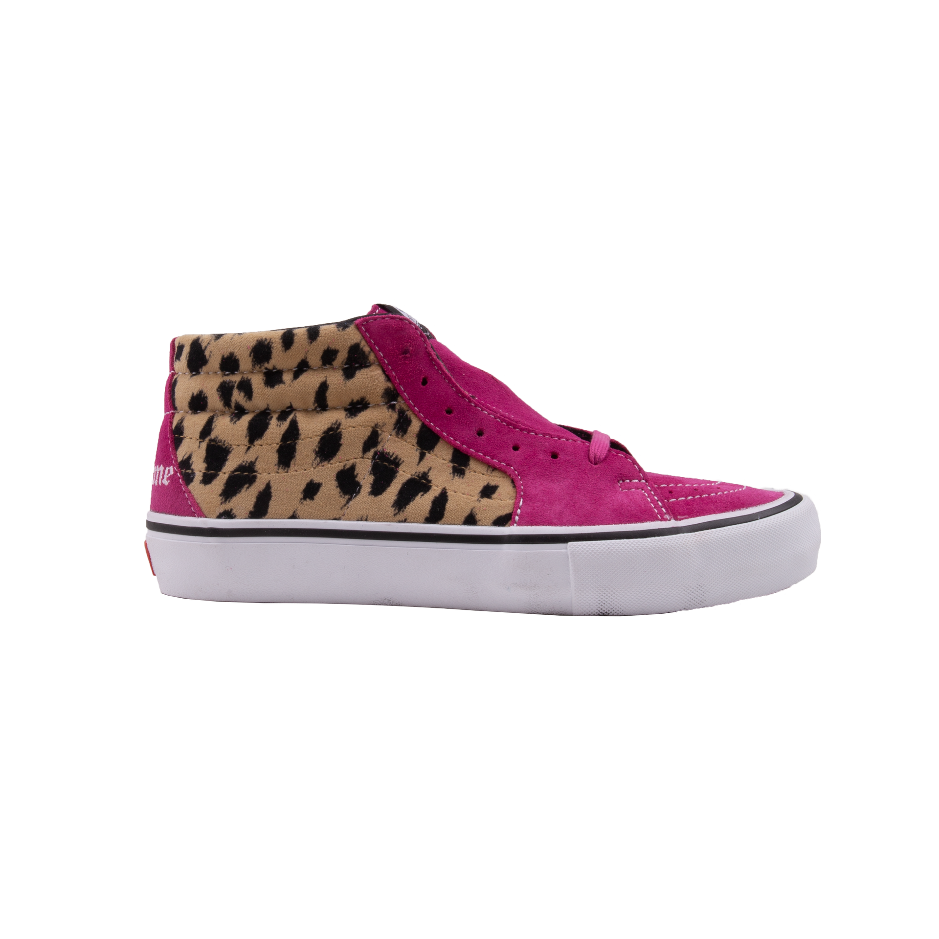 Vans Magenta Supreme Cheetah Sk8 Mid