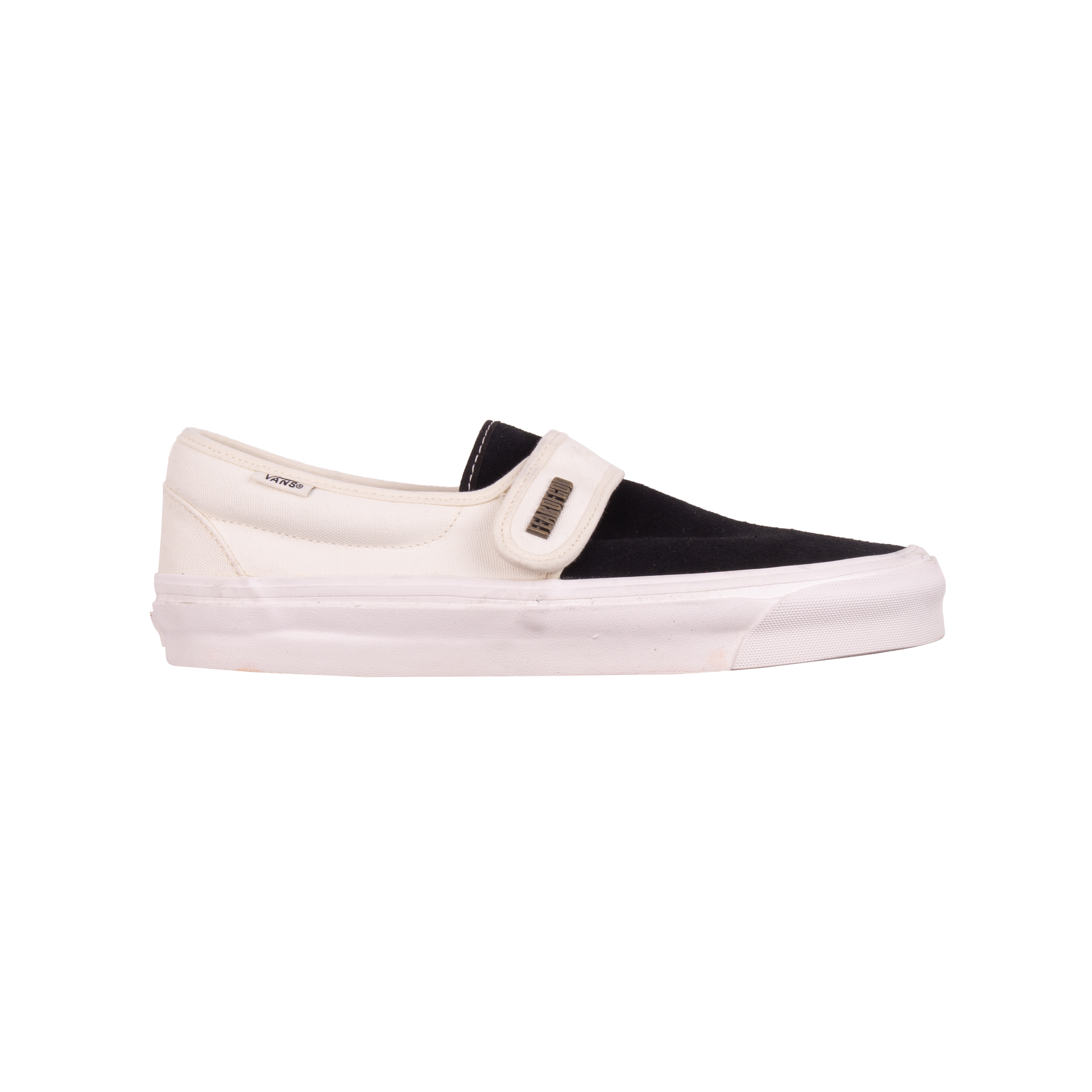 Vans White FOG Slip On