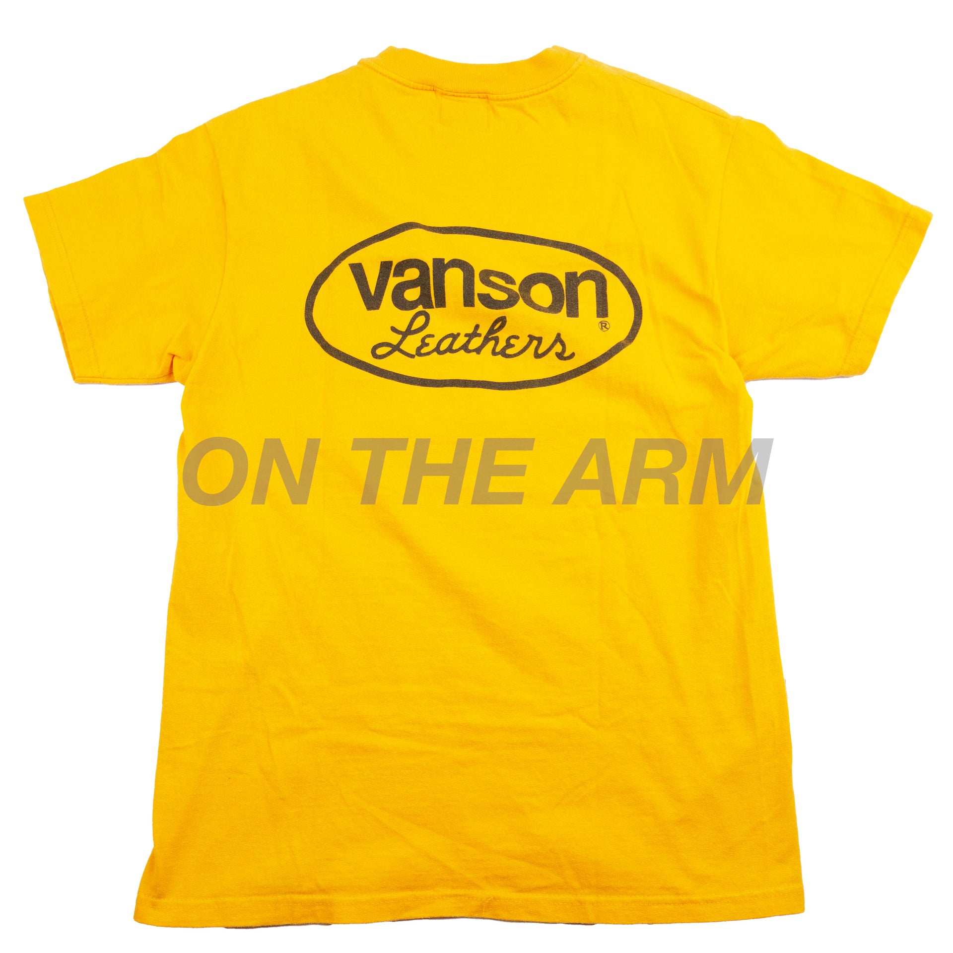 Vintage Yellow Vanson Leathers Star Tee (1990's)