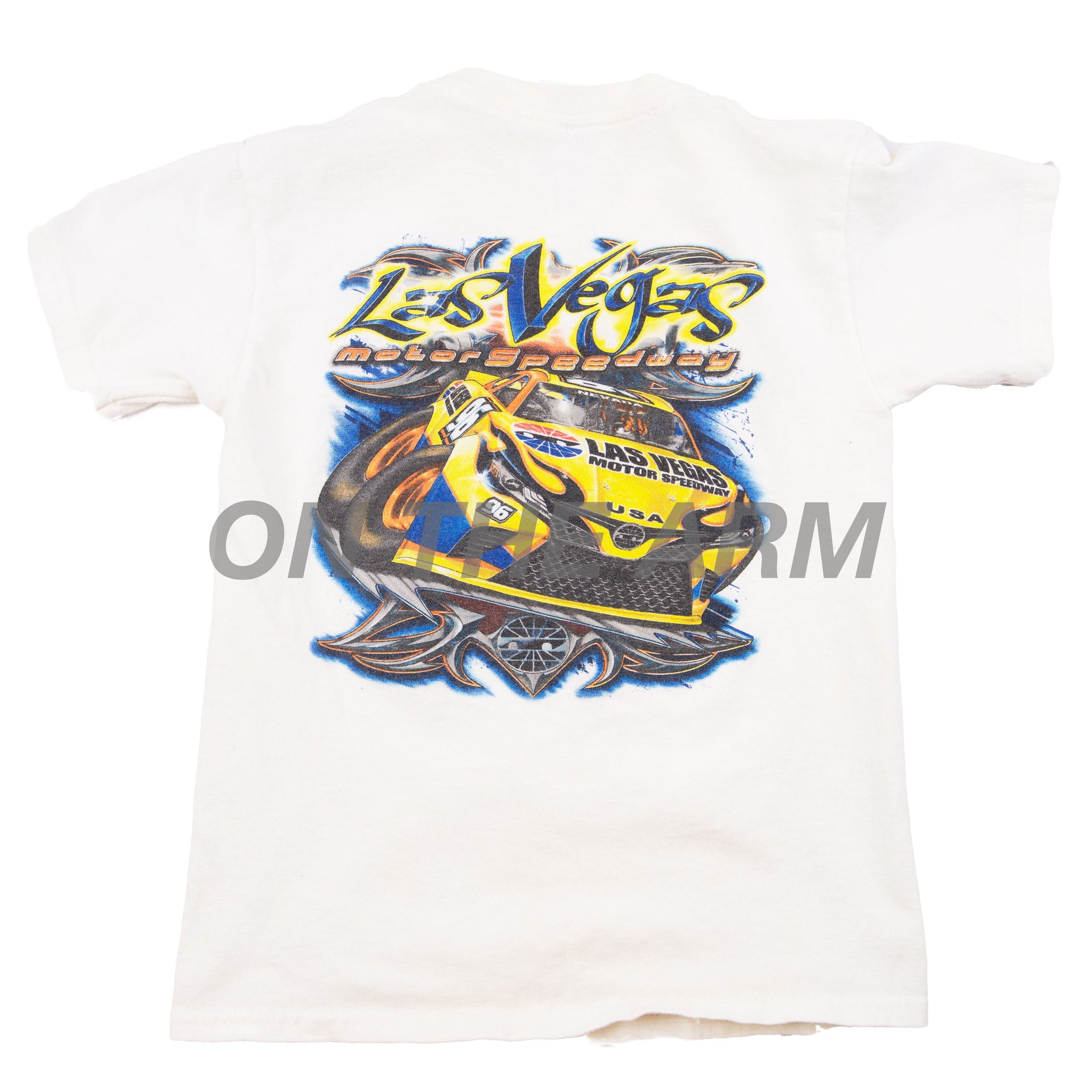 Vintage White Las Vegas Motor Speedway Tee