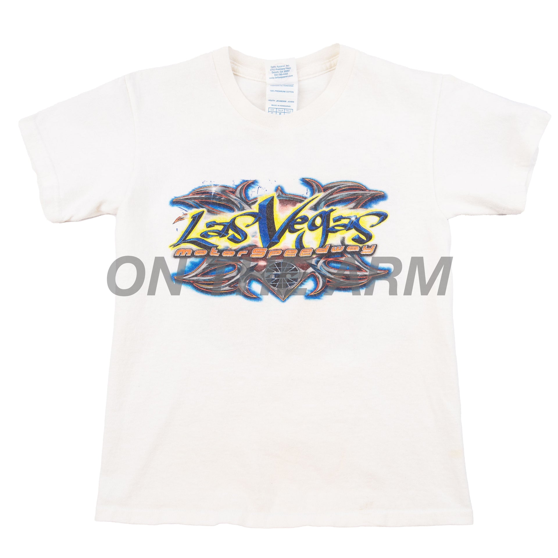 Vintage White Las Vegas Motor Speedway Tee