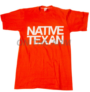 Vintage Orange Native Texan Tee