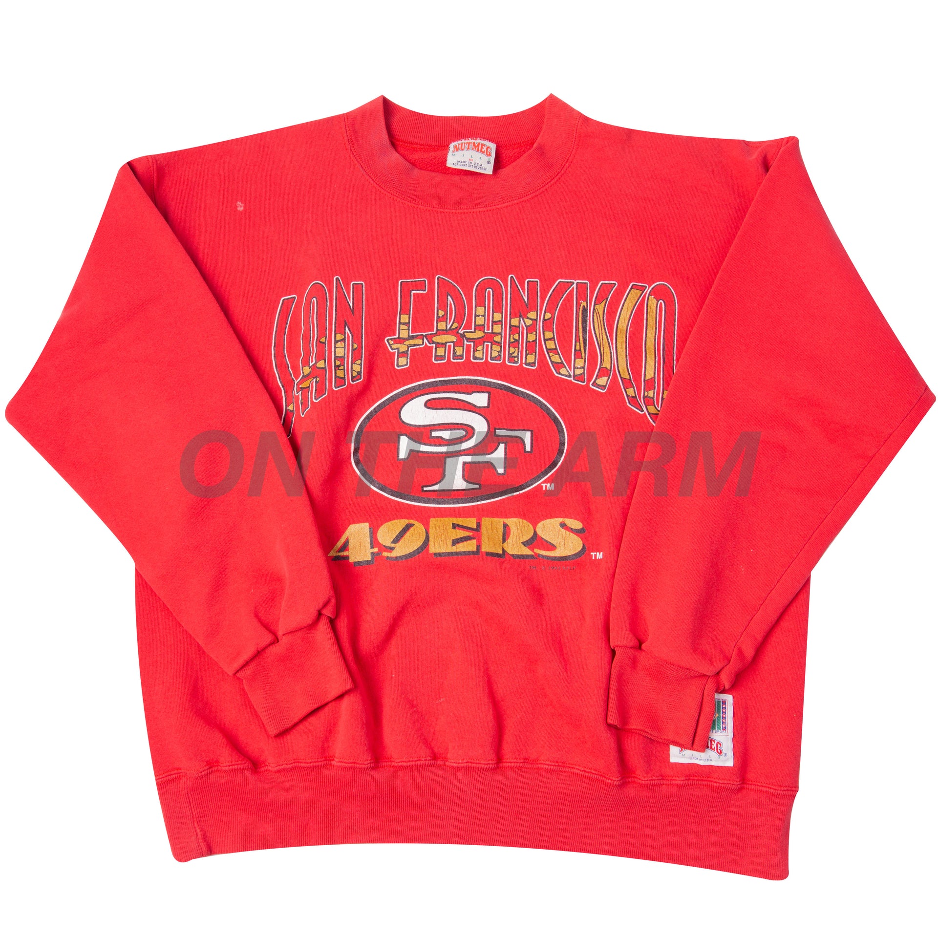 Vintage Red San Francisco 49ers Crew (1993)