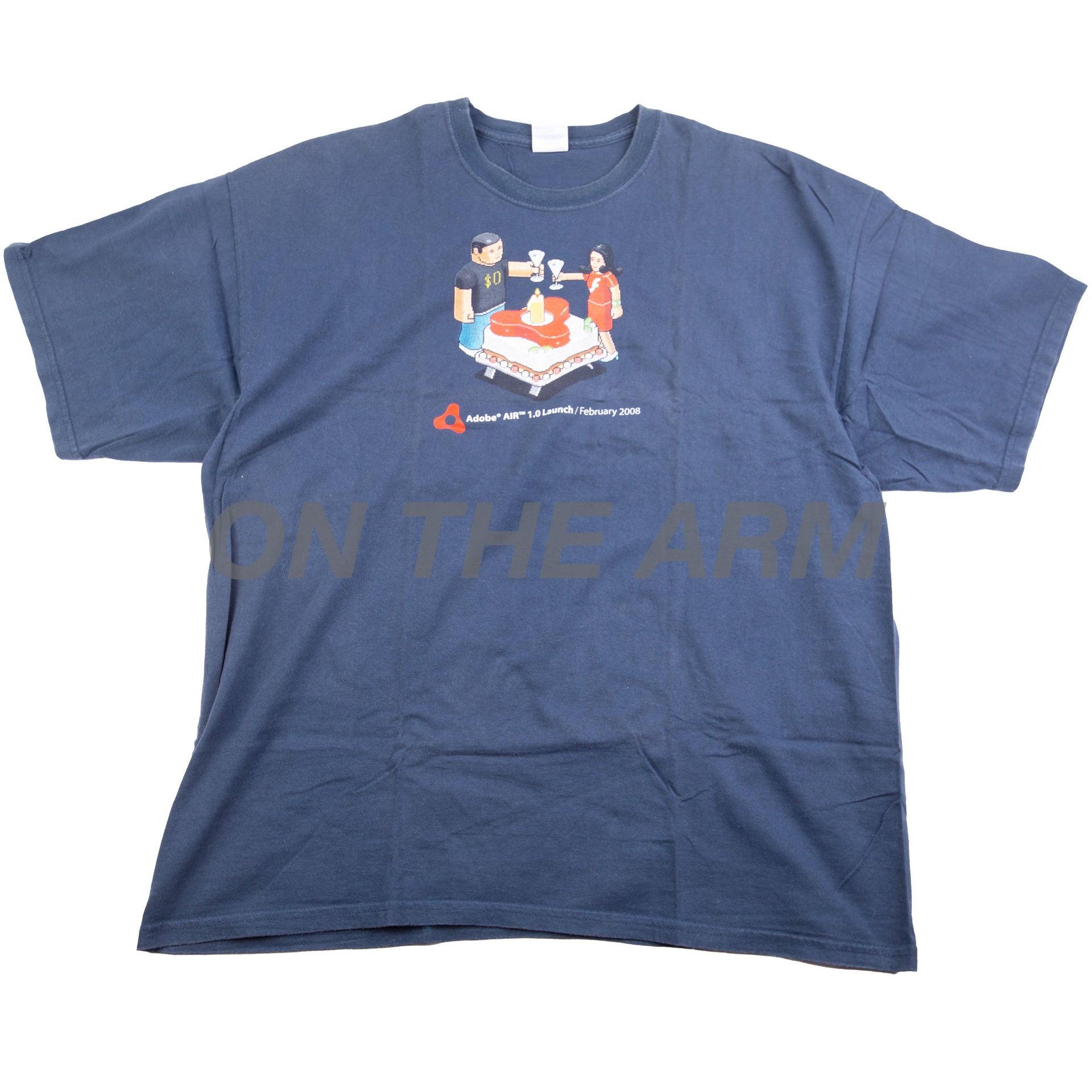 Vintage Navy Adobe Air Launch Tee (2008)
