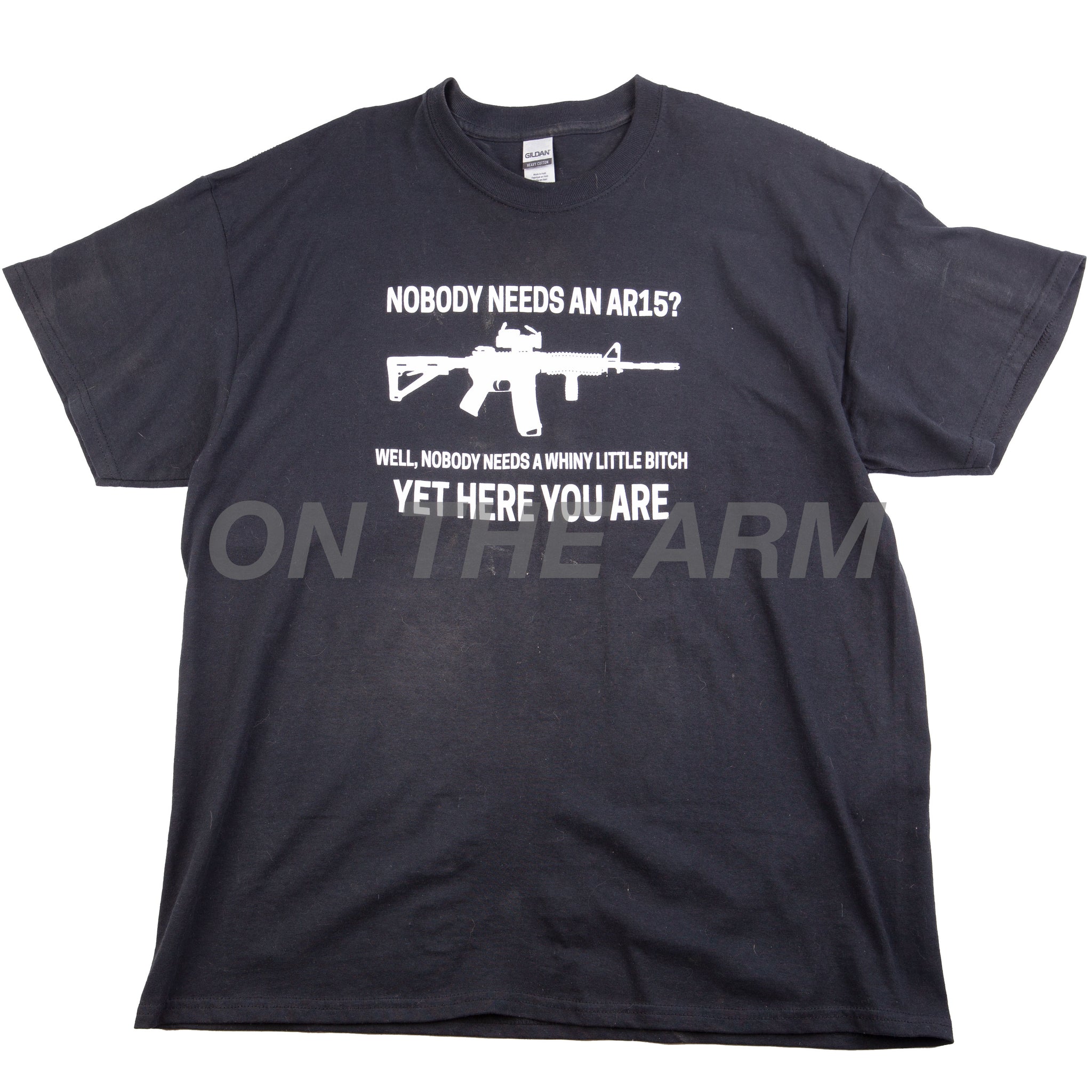 Vintage Black AR-15 Whiny Little Bitch Tee