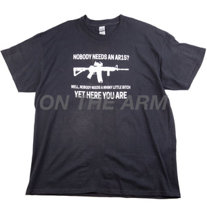Vintage Black AR-15 Whiny Little Bitch Tee