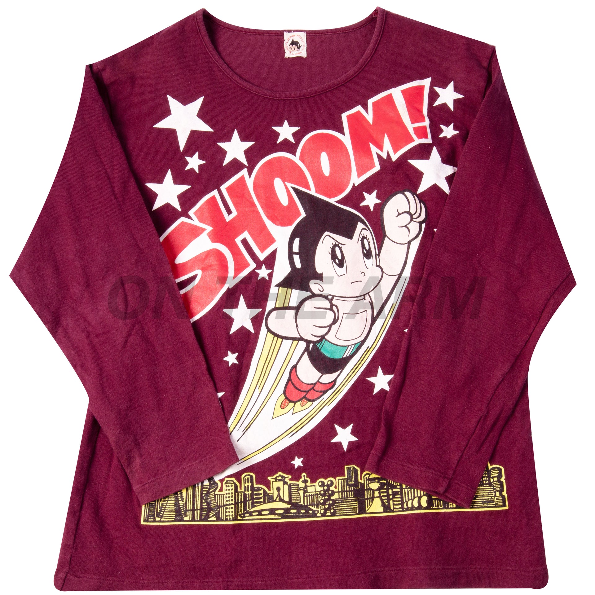 Vintage Burgundy Astro Boy L/S