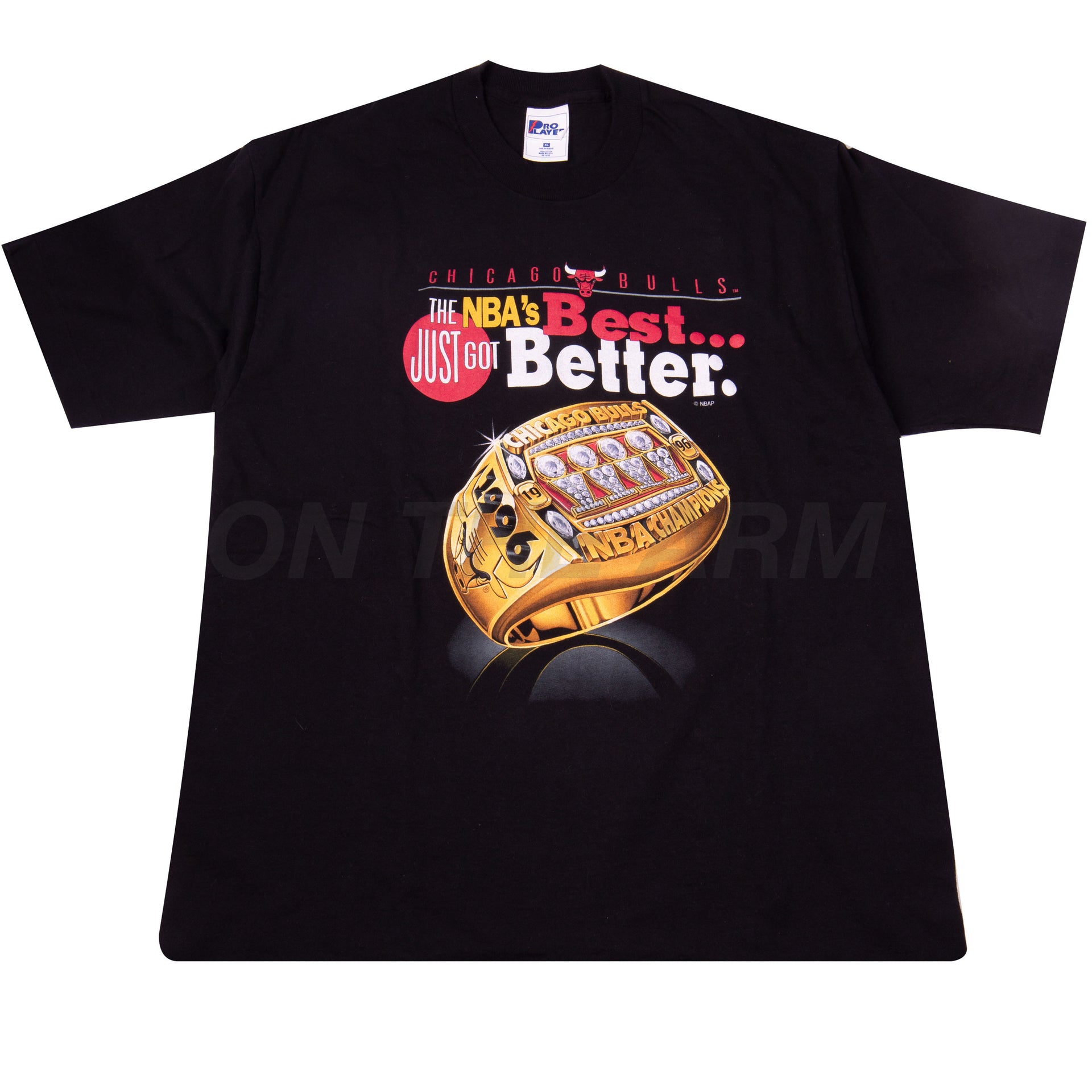 Vintage Black Chicago Bulls Ring Tee (1996)