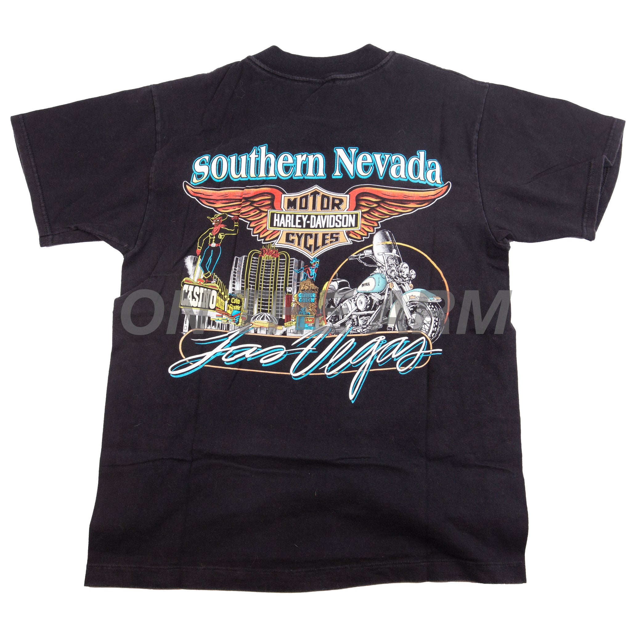 Vintage Black Harley Davidson Southern Nevada Tee