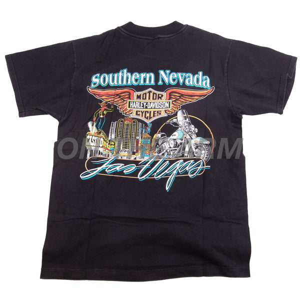 Vintage Black Harley Davidson Southern Nevada Tee