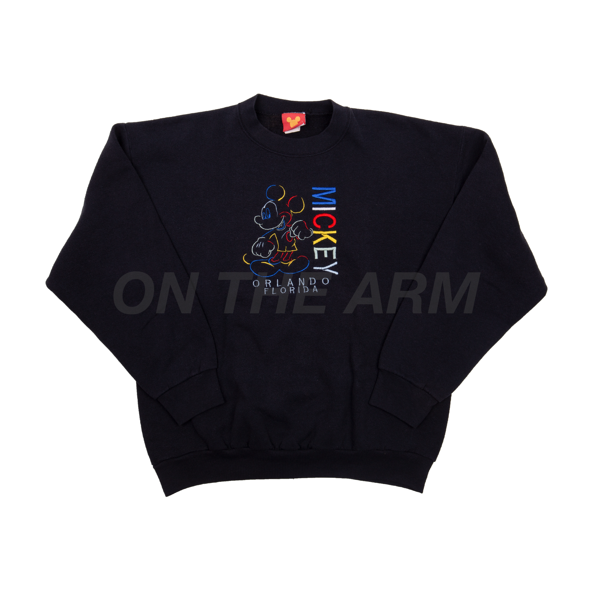 Vintage Black Florida Mickey Mouse Crew
