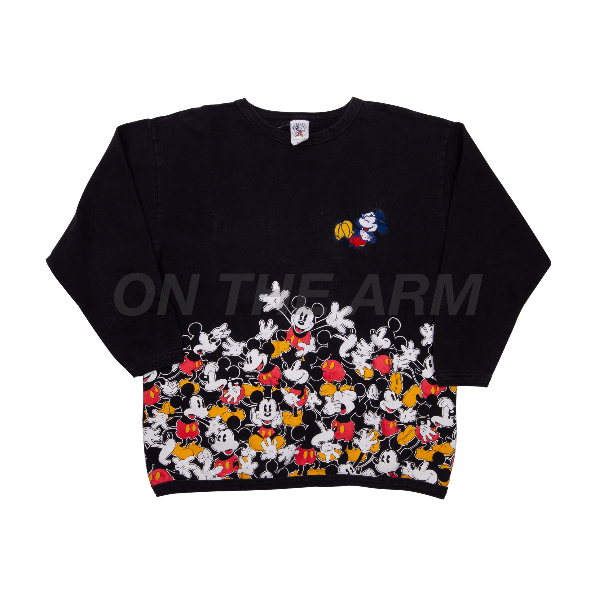 Vintage Black Mickey Crew
