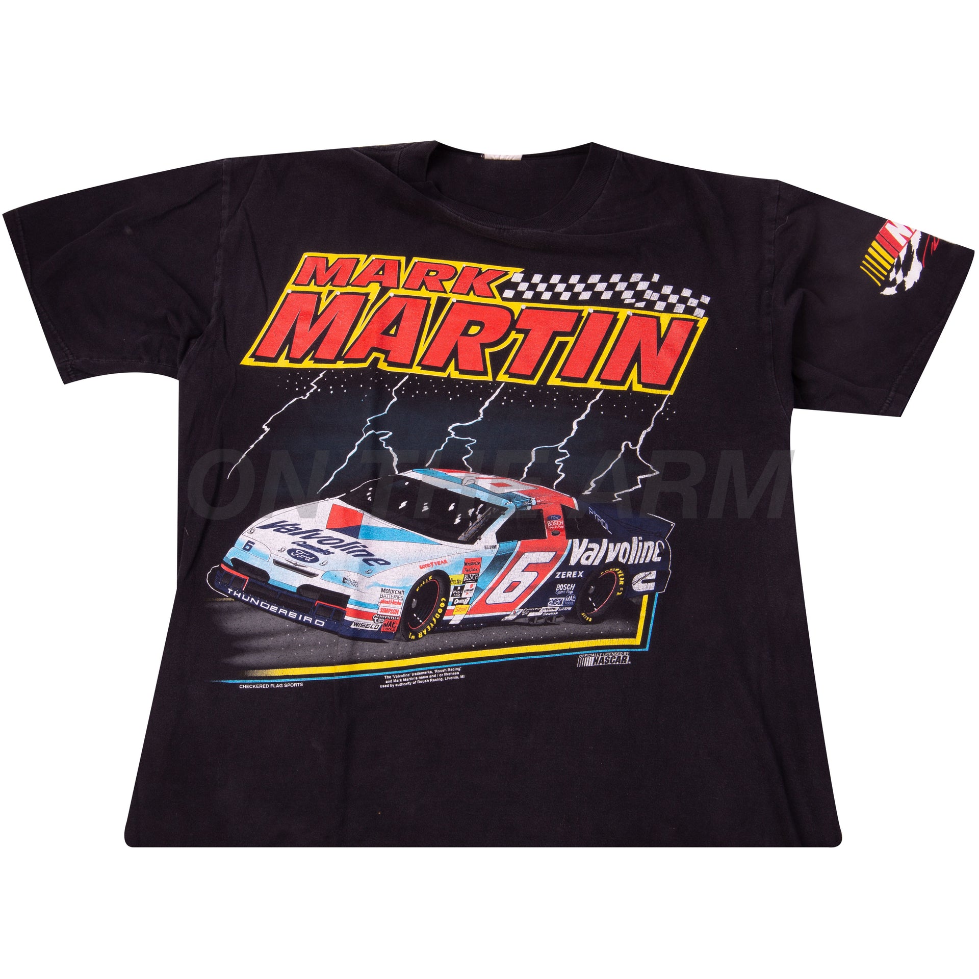 Vintage Black Mark Martin Racing Tee