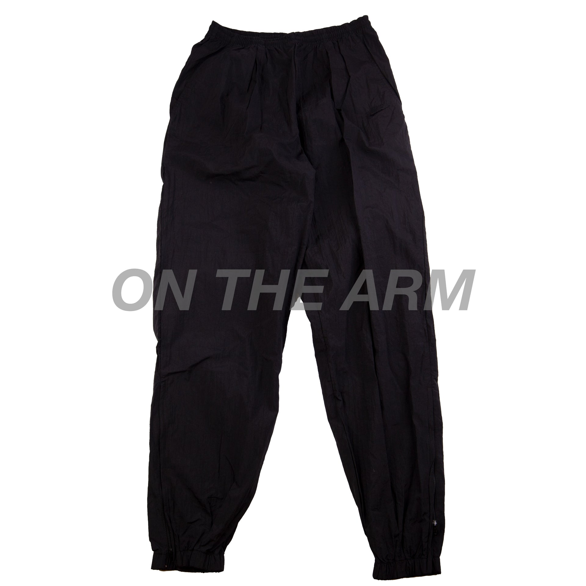 Vintage Black Nike Tonal Warm Up Pants (2000's)
