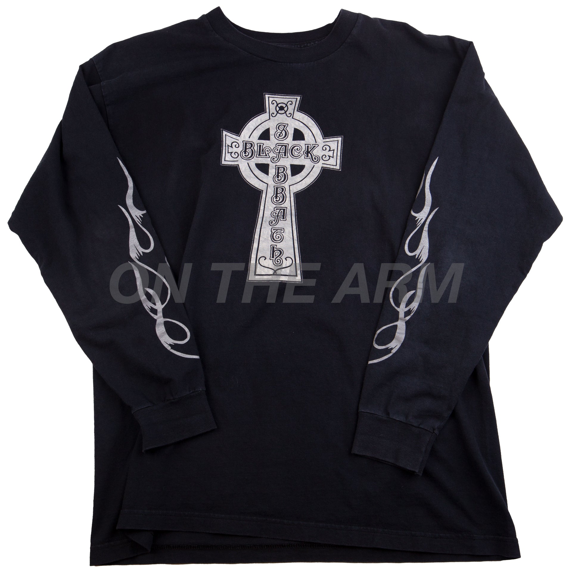 Vintage Black Black Sabbath Crosses L/S (1990's)