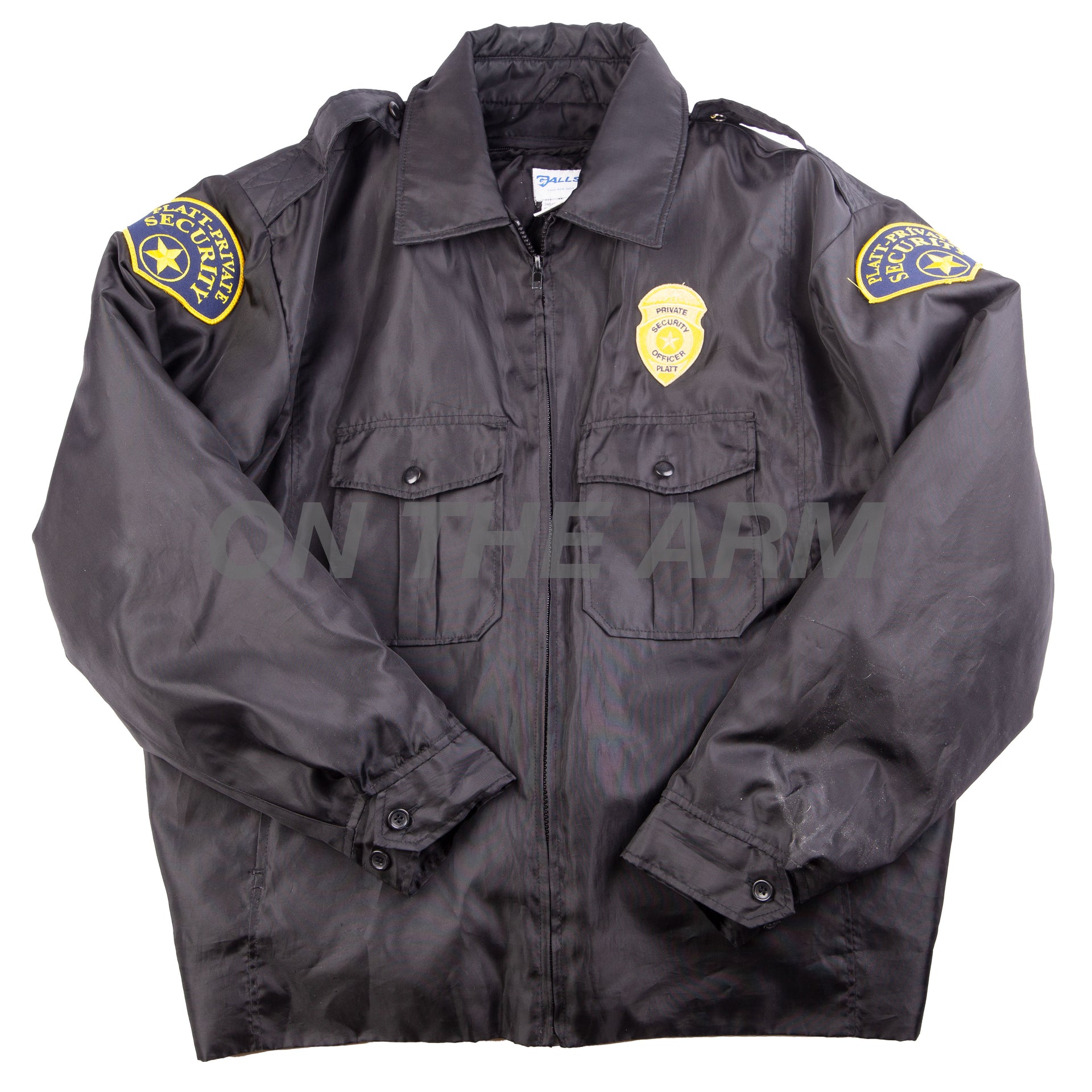Vintage Black Private Security Jacket