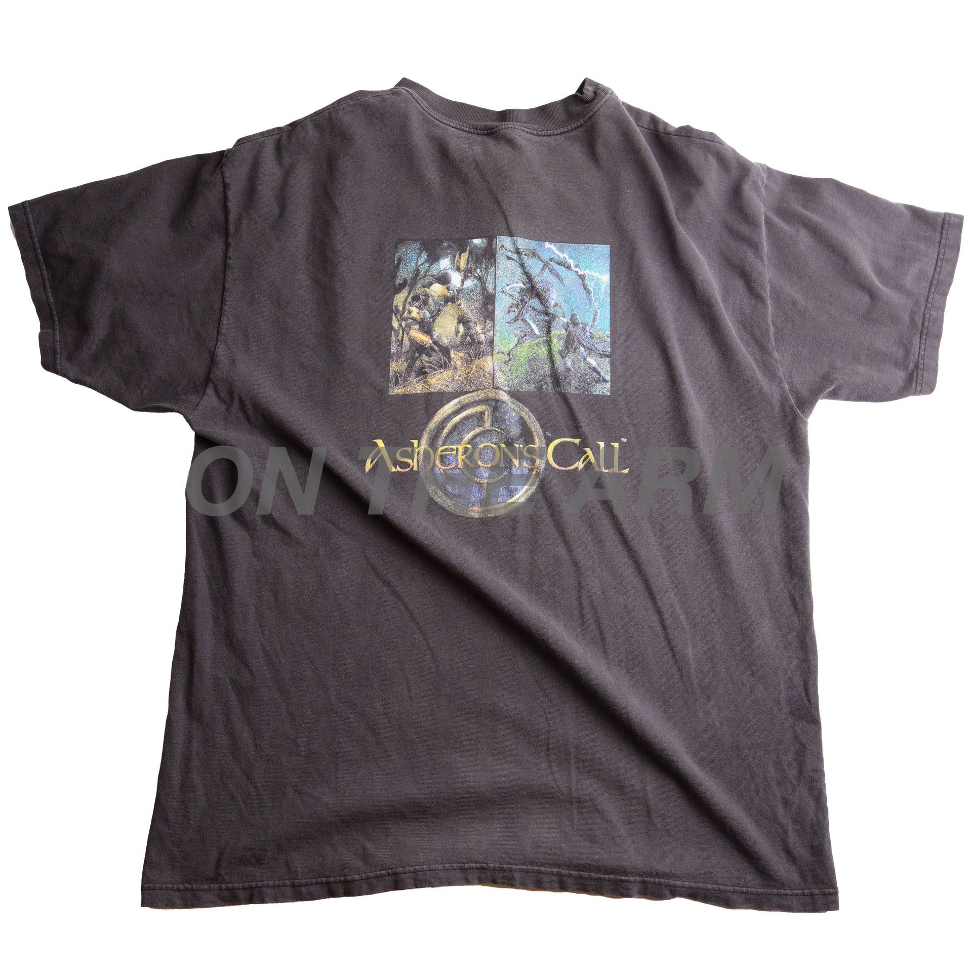 Vintage Black Microsoft Asheron's Call Online Team Tee (1999)