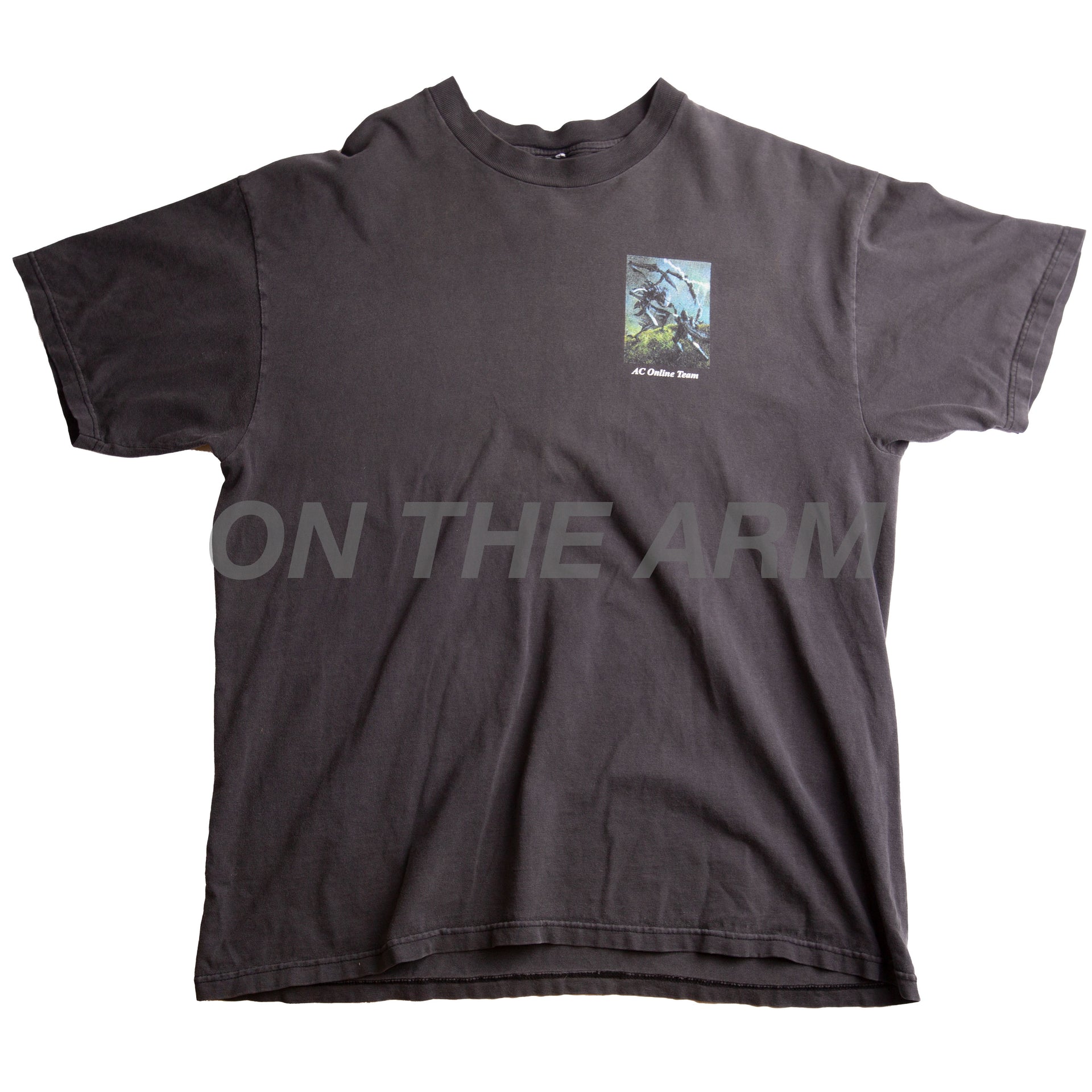 Vintage Black Microsoft Asheron's Call Online Team Tee (1999)