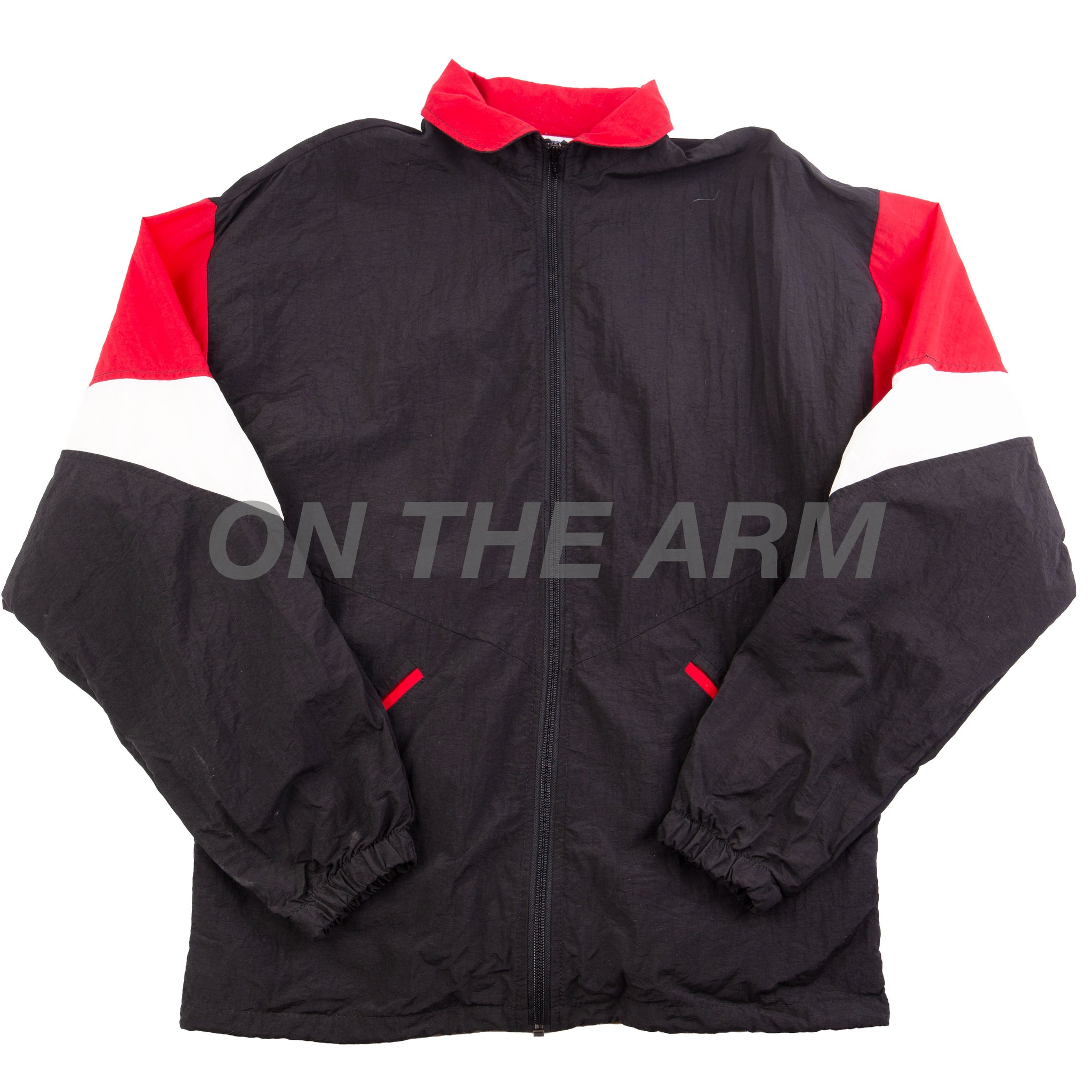 Vintage Black Trimark Color Blocked Windbreaker (2000's)