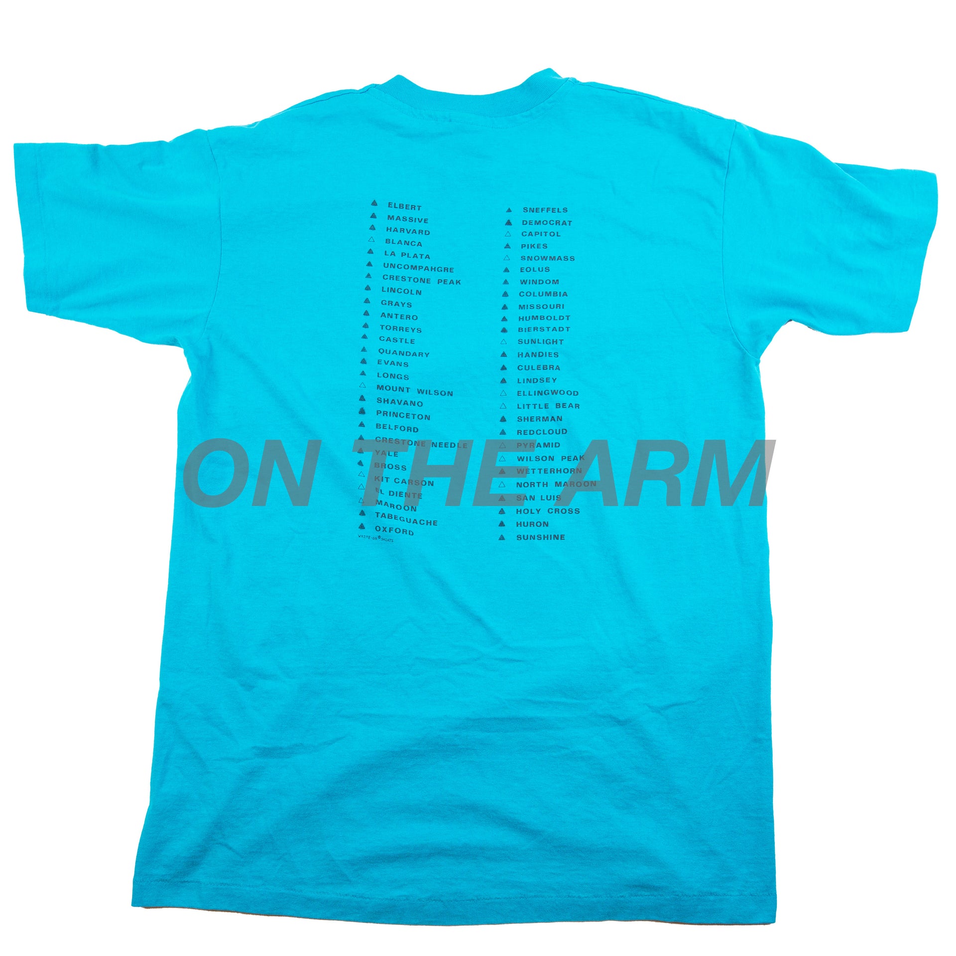 Vintage Teal Colorado Fourteeners Tee (1990)