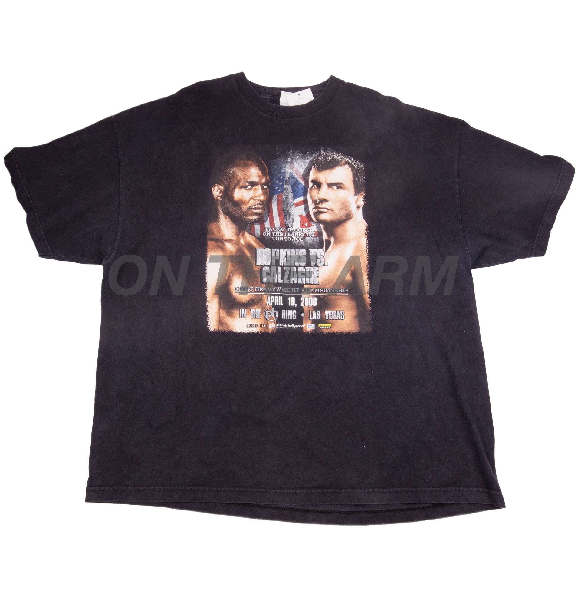 Vintage Black Hopkins vs Calzaghe Tee