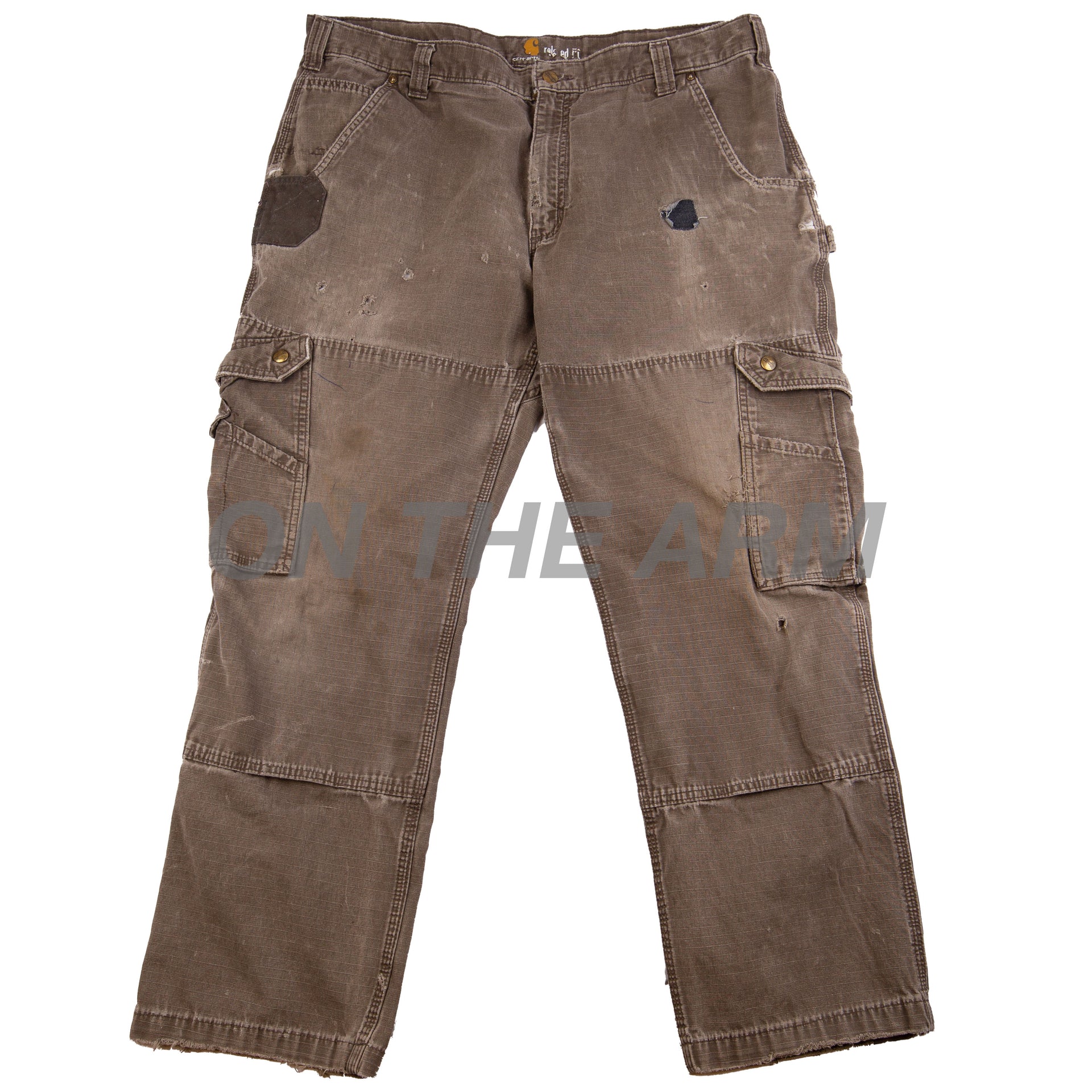 Carhartt Olive Relaxed Fit Cargo Pants PRE-OWNED