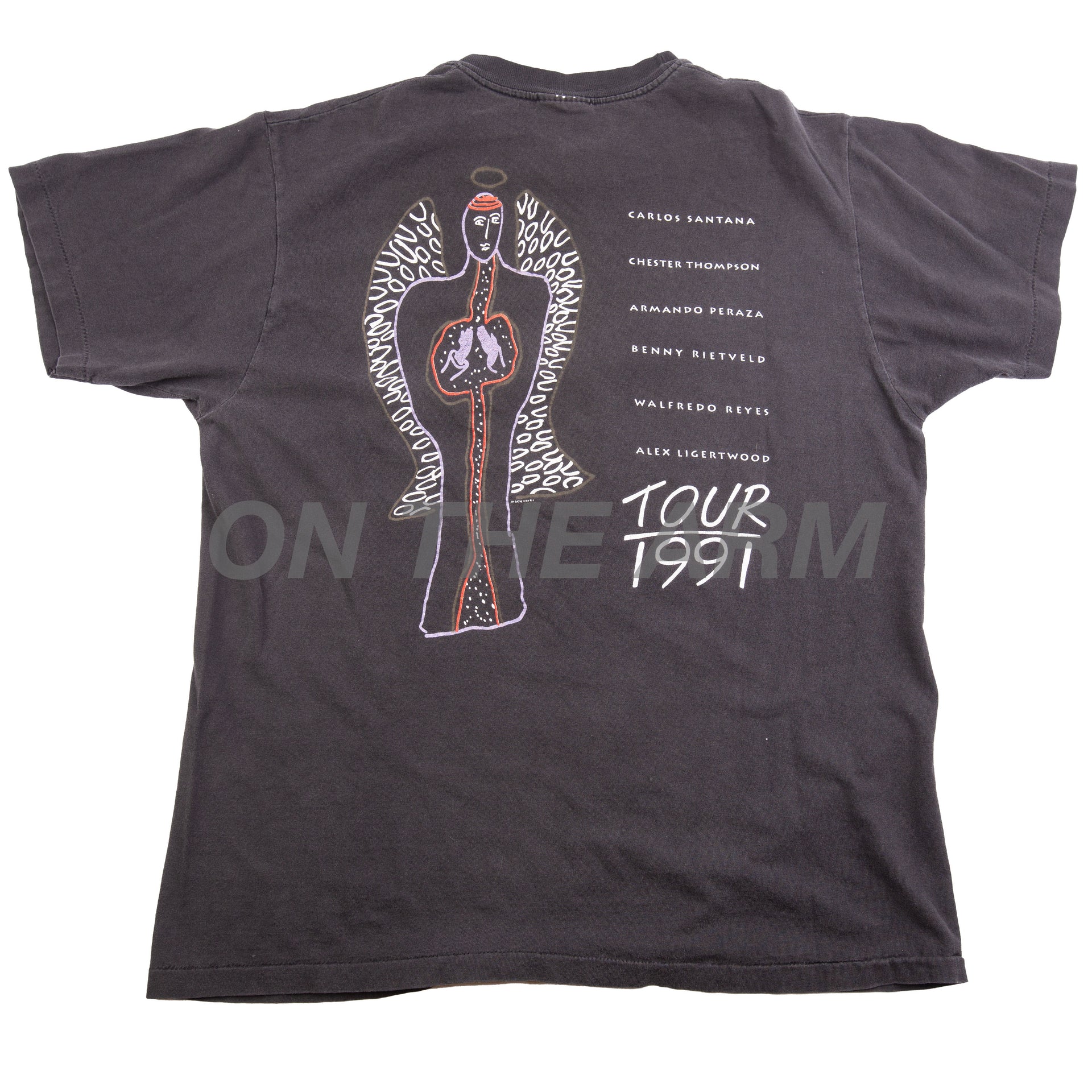 Vintage Black Santana Tour Tee (1991)