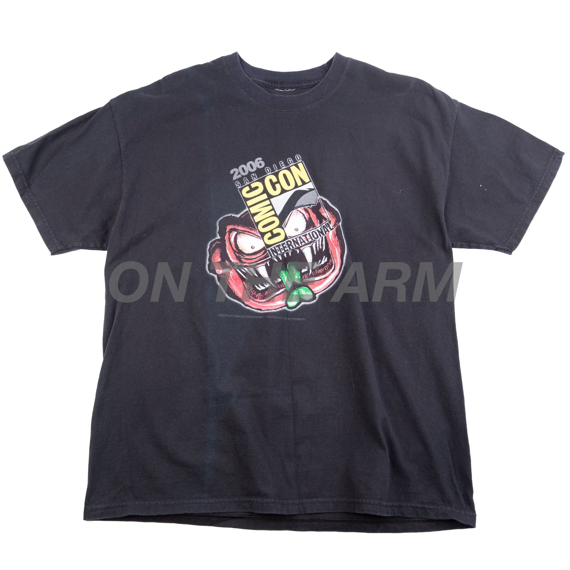 Vintage Black Attack Of The Killer Tomatoes Comic Con Tee (2006)