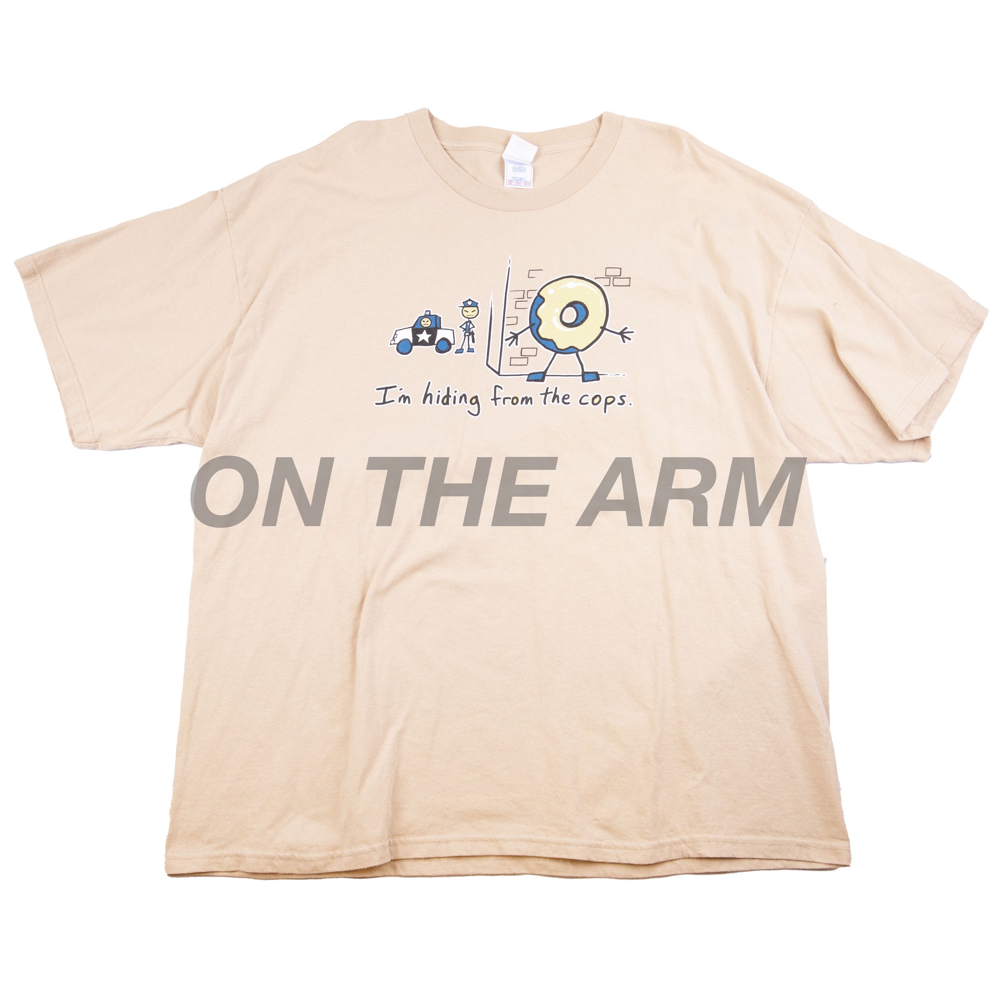 Vintage Tan Cops Donut Tee (2000's)
