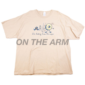 Vintage Tan Cops Donut Tee (2000's)