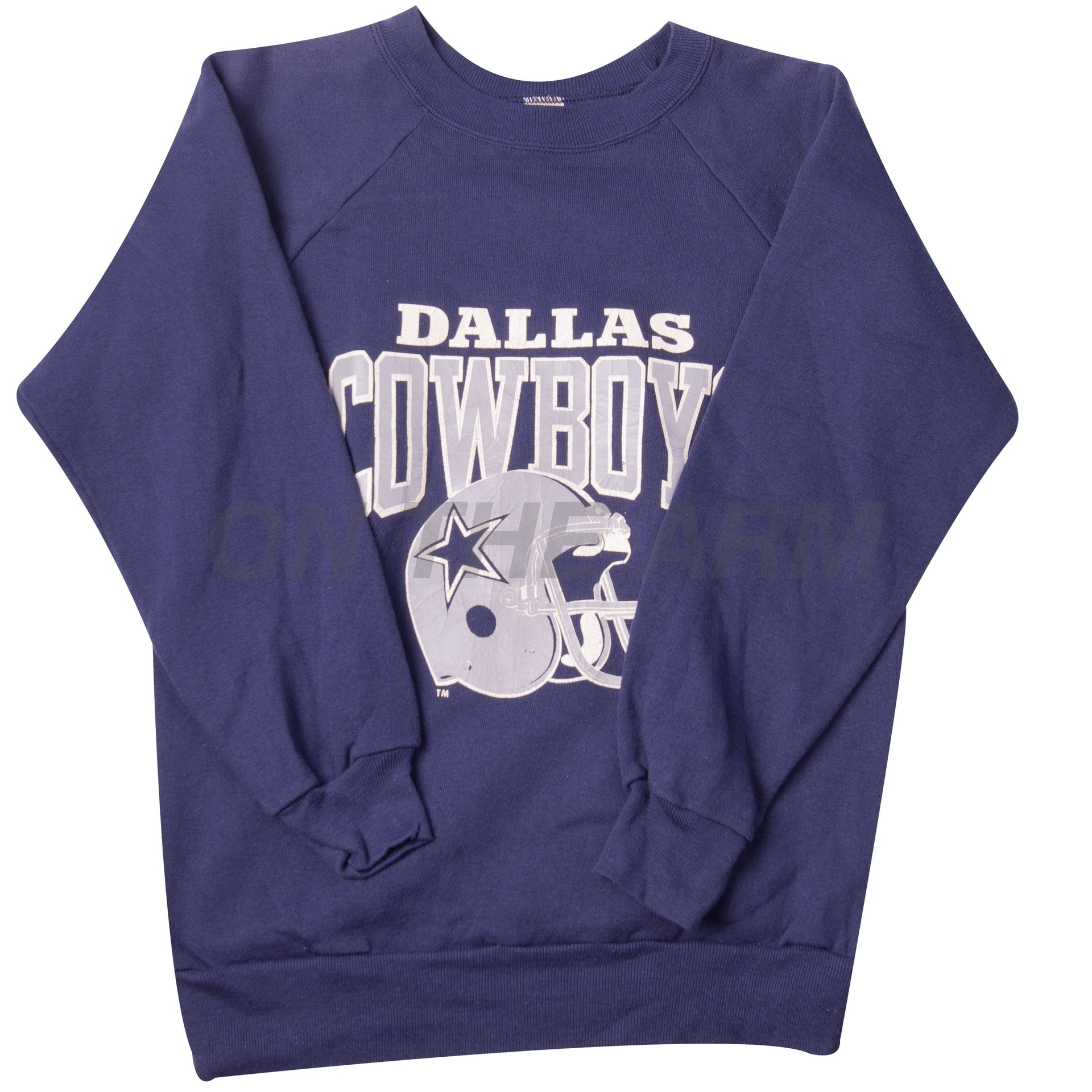 Vintage Navy Champion Dallas Cowboys Crew